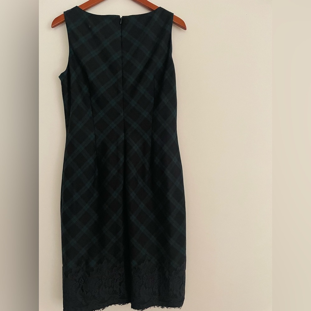 Beautiful Talbots Plaid Cocktail Dress